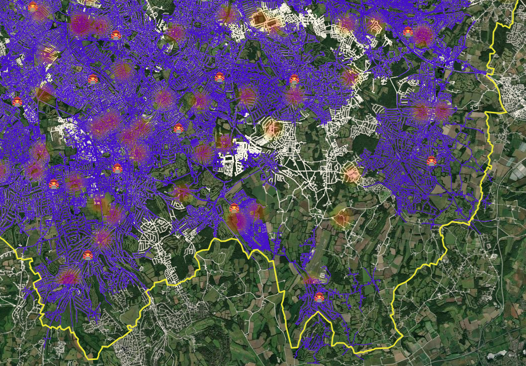 Reachable within 8 minutes