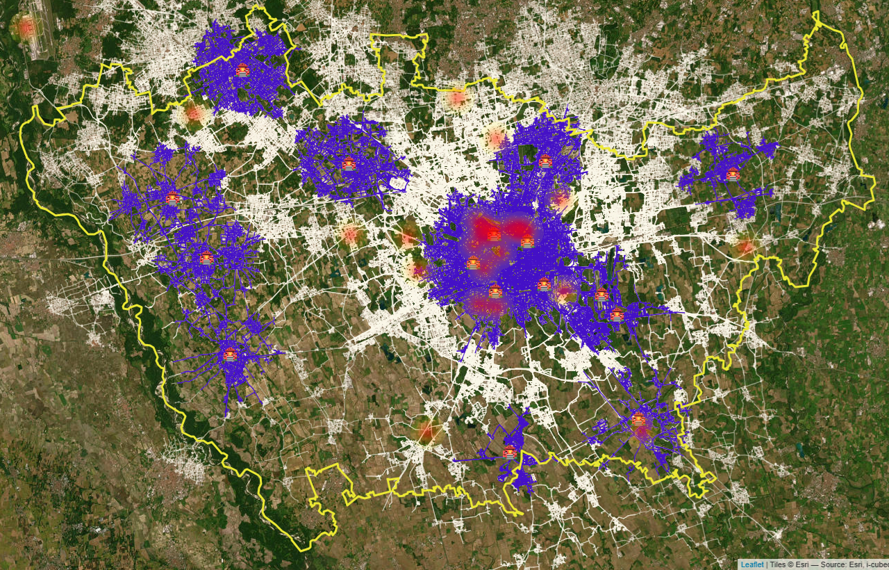 Reachable within 10 minutes